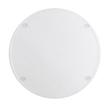 McGowan Manufacturing Tuftop Glass Cutting Board - 12", Round in Crystal Clear - Closeouts