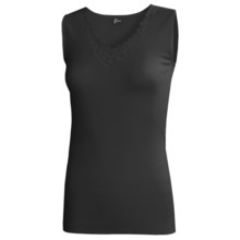 Medima Camisole - Merino Wool-Angora (For Women) in Black - Closeouts