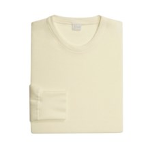 Medima Merino Wool-Angora Underwear Shirt - Lightweight, Long Sleeve (For Men) in White - Closeouts