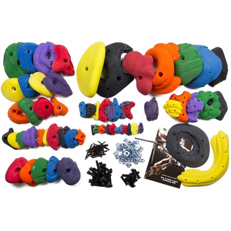 UPC 602150200653 product image for Mega Pack 60 Climbing Holds - 60-Piece | upcitemdb.com