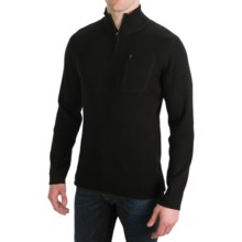 Meister Brady Sleek Sweater - Zip Neck (For Men) in Black - Closeouts