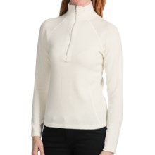 Meister Hayley Sweater - Wool Blend, Zip Neck (For Women) in Winter White - Closeouts