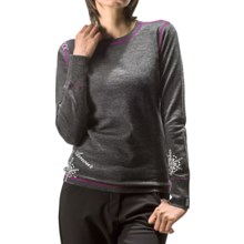 Meister Hug Me Sweater - Stretch Merino Wool (For Women) in 028 Charcoal/Dahlia - Closeouts