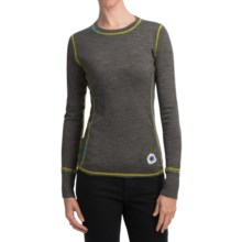 Meister Kiss Me Sweater - Stretch Merino Wool (For Women) in Charcoal/Acid - Closeouts