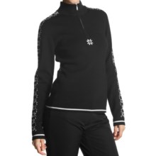 Meister Maria Sweater - Merino Wool, Zip Neck (For Women) in Black - Closeouts