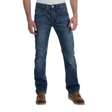 MEK Denim Slim Bootcut Jeans - Button Fly (For Men) in Med Blue - Closeouts