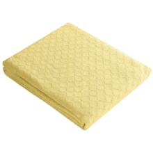 Melange Home Diamond Weave Blanket - Full-Queen, Cotton in Butter - Closeouts
