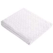 Melange Home Diamond Weave Blanket - King, Cotton in White - Closeouts