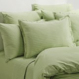 Melange Home Wide Dobby Stripe Sheet Set - Queen, 400 TC