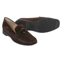 Mephisto Idelia Shoes - Suede Slip-Ons (For Women) in Dark Brown Suede - Closeouts