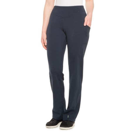 SmartWool Merino Sport Straight-Leg Pants - Merino Wool (For Women) - DEEP NAVY (XS )