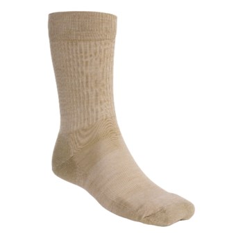 Merino Wool Crew Socks - Lightweight (For Men and Women) in Oatmeal