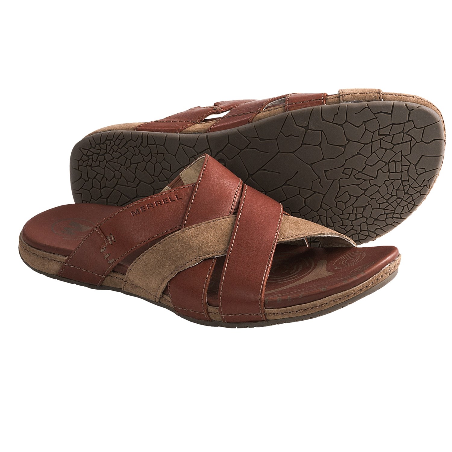 Merrell Arrigo Slide Sandals - Leather (For Men) - Save 31%