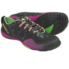 Merrell Barefoot Trail Lithe Glove Running Shoes - Minimalist (For Women) in Black - Closeouts