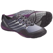 Merrell Barefoot Trail Lithe Glove Running Shoes - Minimalist (For Women) in Dark Shadow - Closeouts