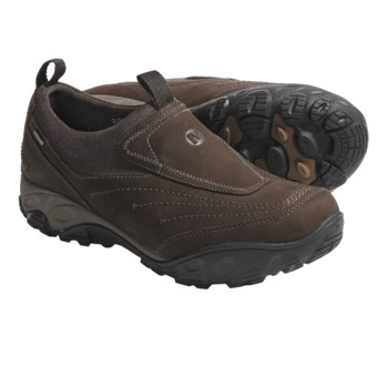 Merrell Crystalline Moc Shoes - Waterproof, Slip-Ons (For Women) in Deep Chestnut