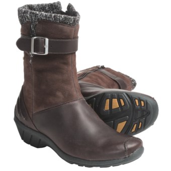 Merrell Donatella Boots - Leather, Nubuck (For Women) in Espresso