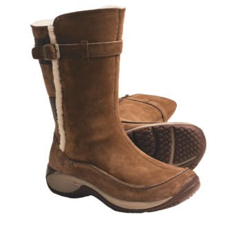 Merrell Encore Snow Boots - Nubuck, Suede (For Women) in Tan