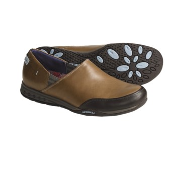Merrell Entice Shoes - Leather (For Women) in Saddle