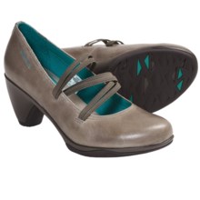 Merrell Evera Cross Pumps - Leather (For Women) in Aluminum - Closeouts