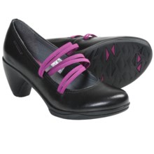 Merrell Evera Cross Pumps - Leather (For Women) in Black - Closeouts