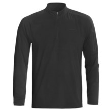 Merrell Geo Shirt - UPF 20+, Zip Neck, Long Sleeve (For Men) in Black - Closeouts