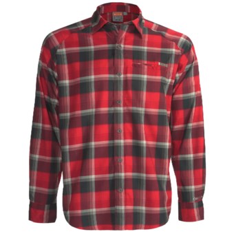 Merrell Hoffmann Plaid Shirt - UPF 30+, Long Sleeve (For Men) in Lava Plaid