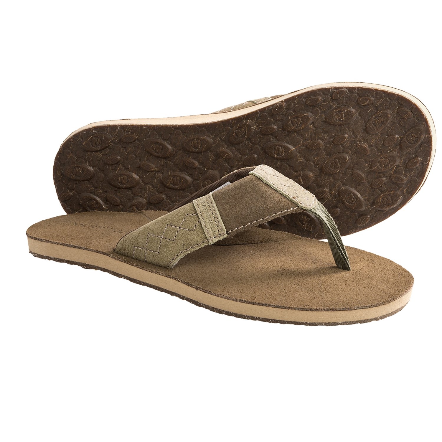 Merrell Karfa Thong Sandals - Leather, Flip-Flops (For Men) - Save 59%