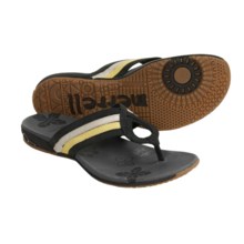 Merrell Lidia Thong Sandals - Leather (For Women) in Multi/Black - Closeouts