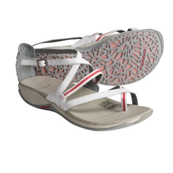 Merrell Lilium Sandals (For Women) in White/Cayenne
