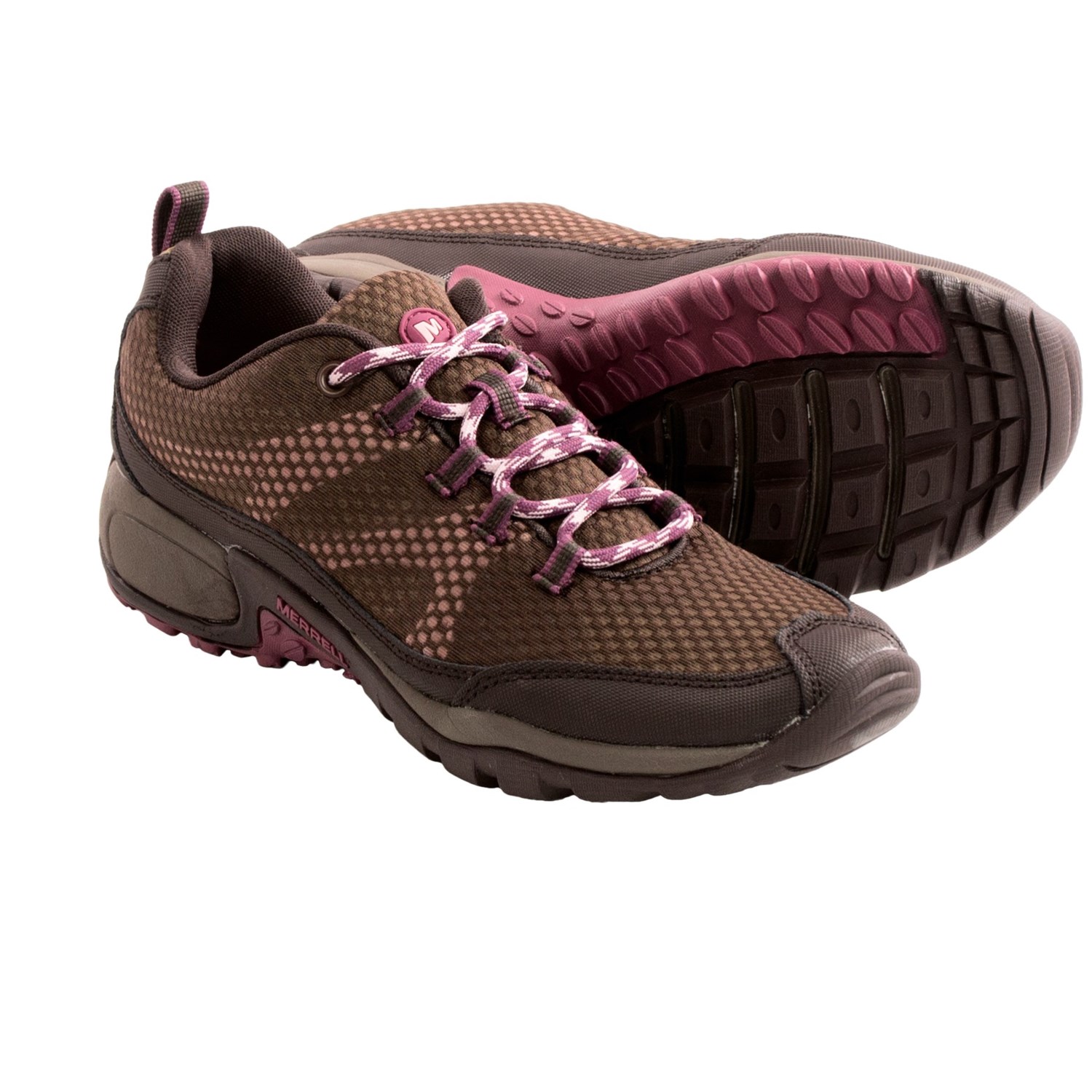 Merrell Messomorph Hiking Shoes (For Women) in Dark Earth/Pale Lilac