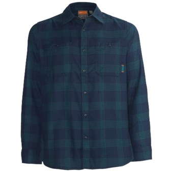 Merrell Millikan Plaid Shirt - UPF 50+, Long Sleeve (For Men) in Ink Plaid