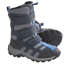Merrell Moab Polar Snow Boots - Waterproof, Insulated (For Kids and Youth) in Navy - Closeouts