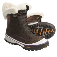 Merrell Pixie Lace Snow Boots - Waterproof (For Women) in Bracken - Closeouts