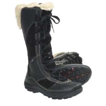 Merrell Prevoz Snow Boots - Insulated, Suede-Leather (For Women) in Black