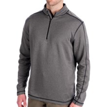 Merrell Pursue Base Layer Top - Zip Neck, Long Sleeve (For Men) in Basalt Heather - Closeouts