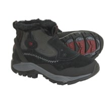 Merrell Sleet 6 Leather Boots - Waterproof (For Women) in Black - Closeouts