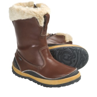 Merrell Taiga Zip Boots - Waterproof, Leather (For Women) in Cinnamon