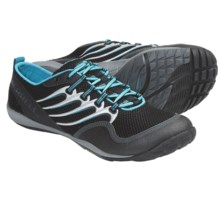 Merrell Trail Glove Barefoot Trail Running Shoes - Minimalist (For Men) in Black/Aqua - Closeouts