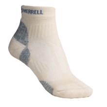 Merrell Windrush Trail Running Socks - CoolMax® Polyester, Lightweight (For Women) in Natural/Light Blue - 2nds