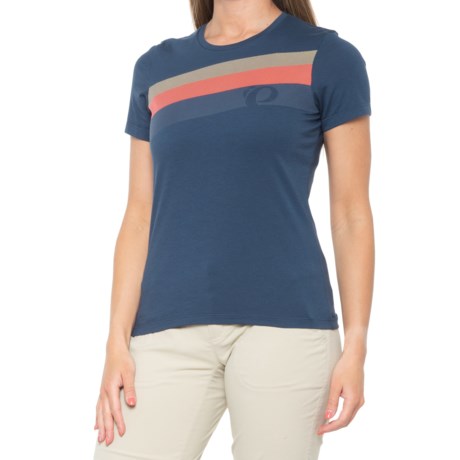 Pearl Izumi Mesa Cycling T-Shirt - Short Sleeve (For Women) - NAVY ASPECT (L )