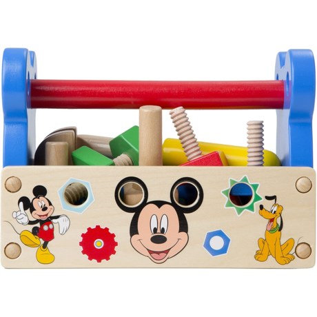Melissa and Doug Mickey Mouse Wooden Tool Kit Toy - 15-Piece - MULTI ( )