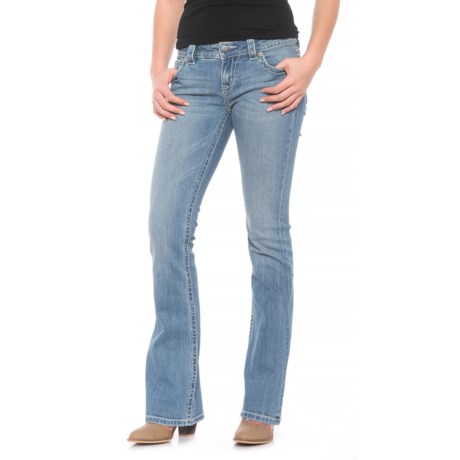 light blue bootcut jeans women's