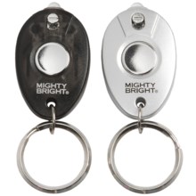 Mighty Bright Keychain Light - 2-Pack in Black/Silver - Closeouts