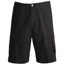 Mike Rowe Works Dirty Jobs Canvas Cargo Shorts - Cotton (For Men) in Sludge - Closeouts