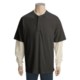Mike Rowe Works Dirty Jobs Double Henley Shirt - Long Sleeve  (For Men)