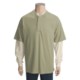 Mike Rowe Works Dirty Jobs Double Henley Shirt - Long Sleeve  (For Men)