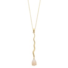 Millennium Creations 14K Gold Opal Necklace in Created Opal - Closeouts