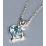 Millennium Creations Blue Topaz Necklace - Sterling Silver