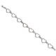 Millennium Creations Heart-Link Bracelet - Sterling Silver